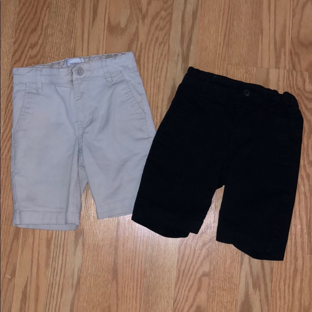 (2) pairs of old navel boys shorts 6 slim